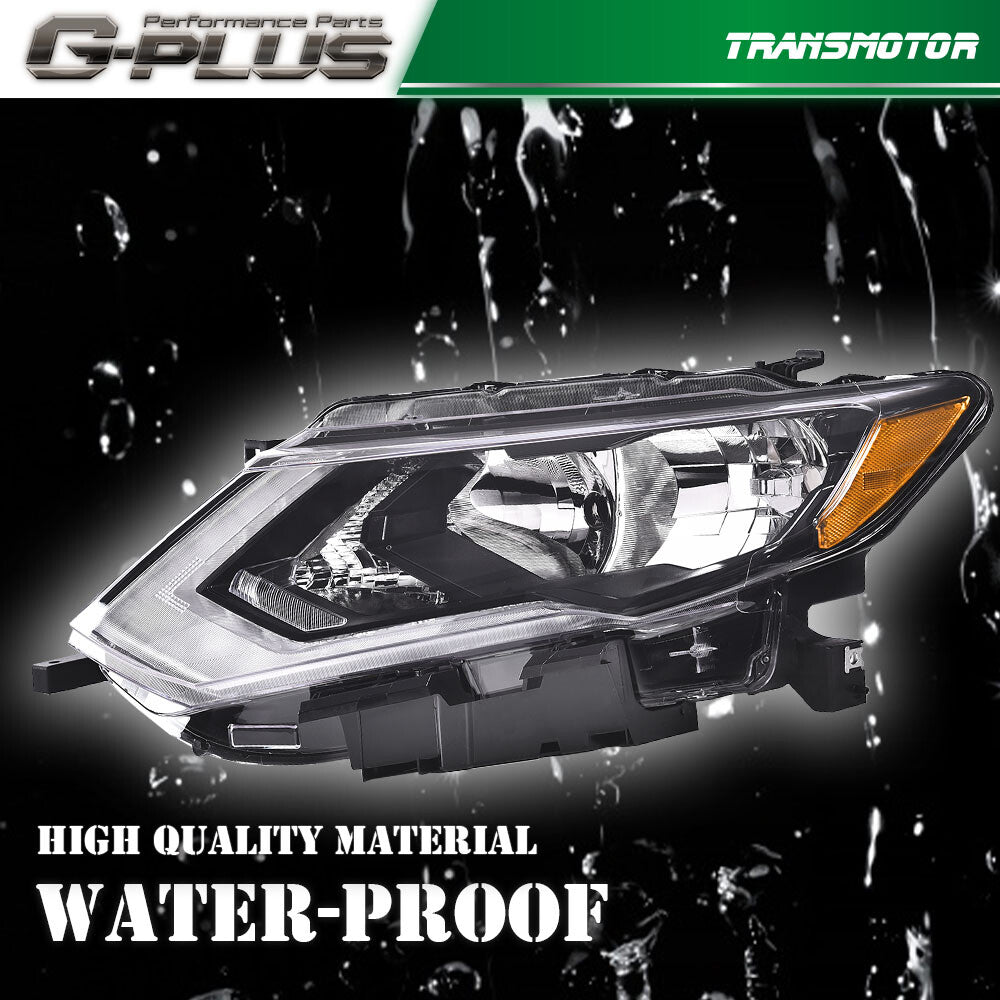 Suitable for 17-19 year old for Nissan Rogue factory halogen headlights, left side LH