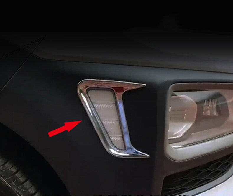 for Hyundai Kona 2018-2021 Chrome Side Light Turn Signals Lamp frame Cover Trim