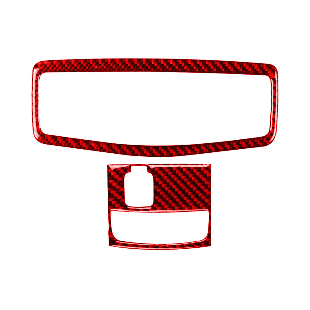Carbon Fiber Overhead Light Cover Trim Fit for Mitsubishi Lancer 2008-15