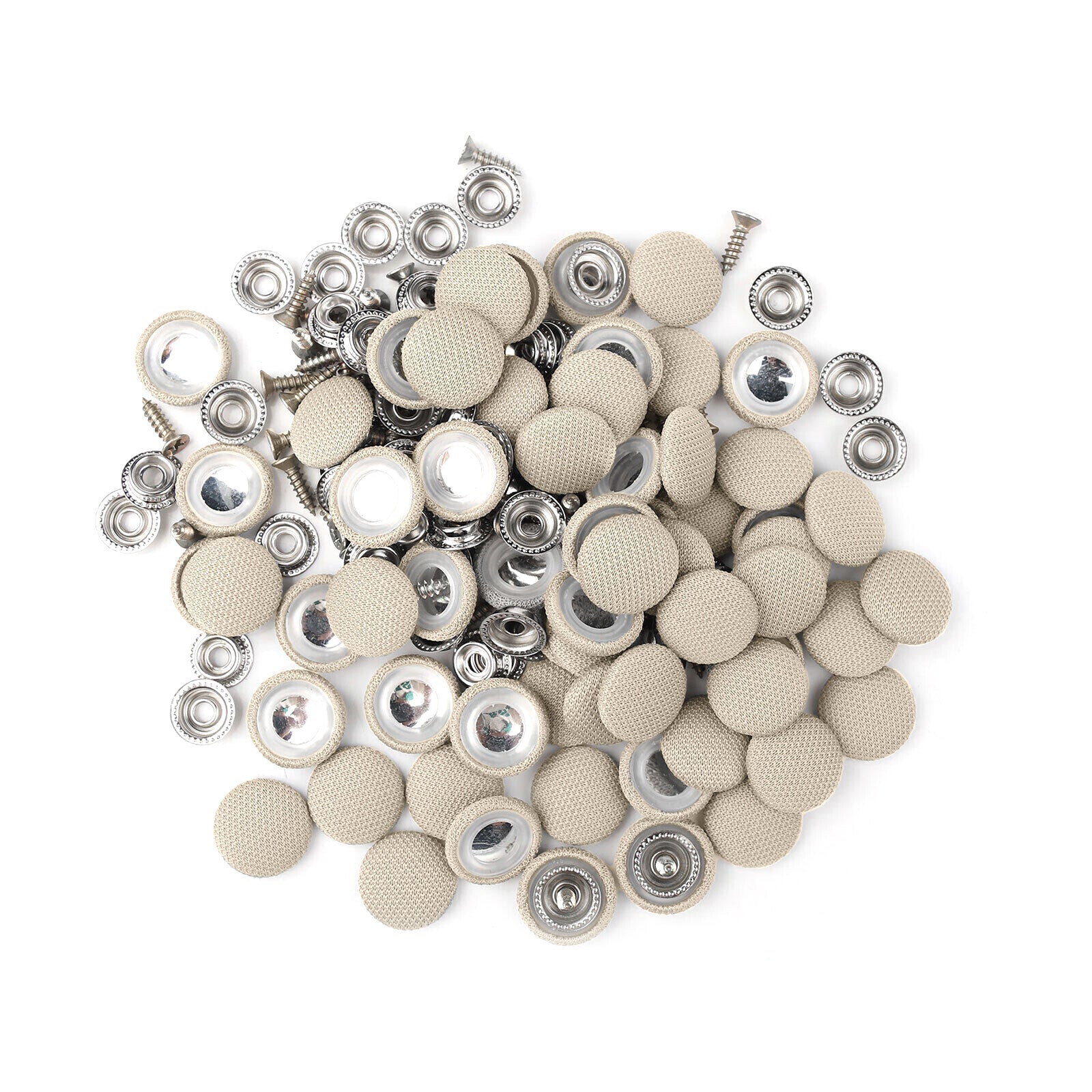 60Pcs Car Roof Liner Ceiling Repair Buckle Sagging Headliner Pins Rivet Snaps C