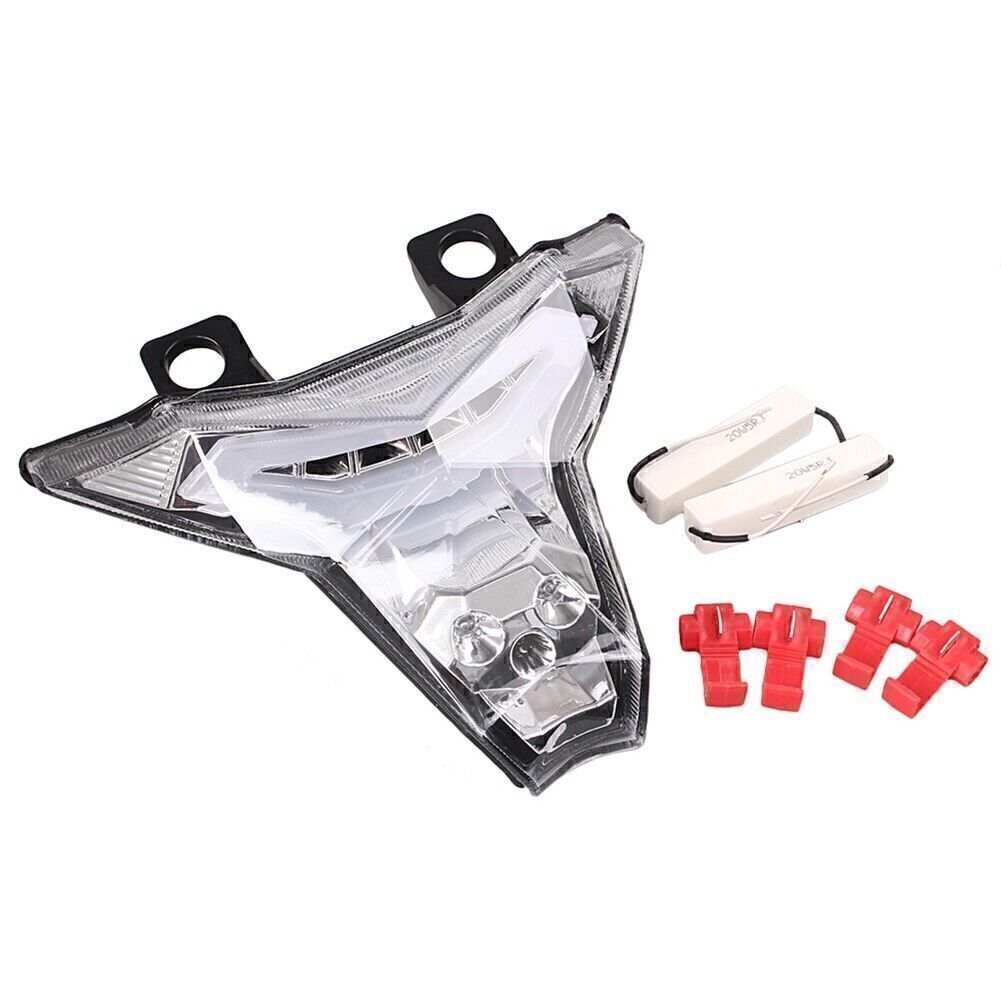 Clear Integrated LED Turn Signals Tail Light Fit for Kawasaki ZX-10R 2015 2016