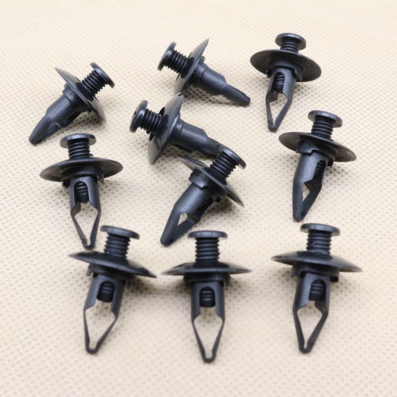 10-piece front and rear bumper mounting clips and fasteners suitable for Nissan 0155303201