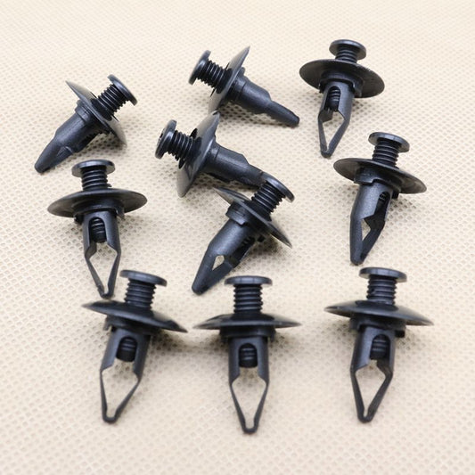 10-piece front and rear bumper mounting clips and fasteners suitable for Nissan 0155303201