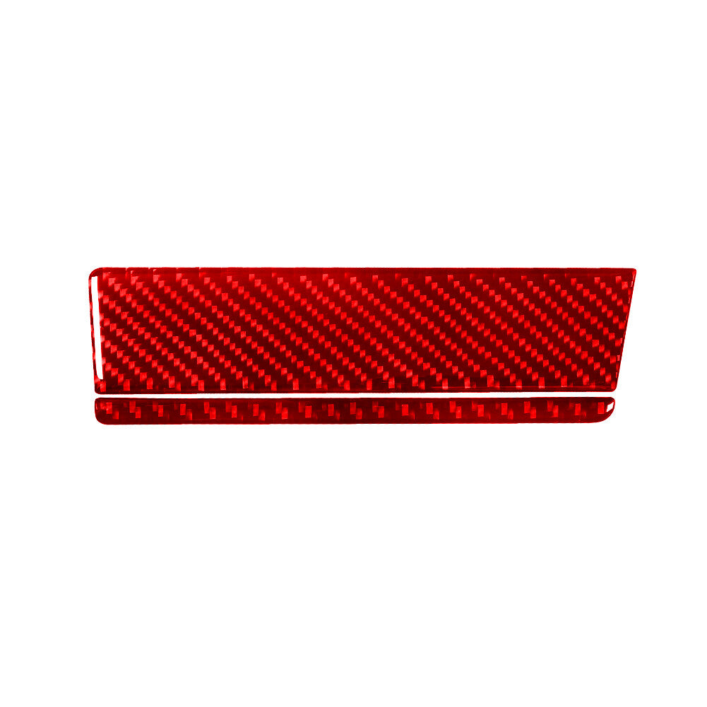 Red Carbon Fiber Central Upper Control Memory for Volkswagen for Tiguan 2013-2017