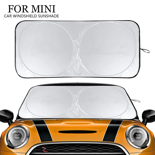 for Mini Copper F60 R55 R56 R57 Windshield Sun Shade UV Block Front Cover Visor