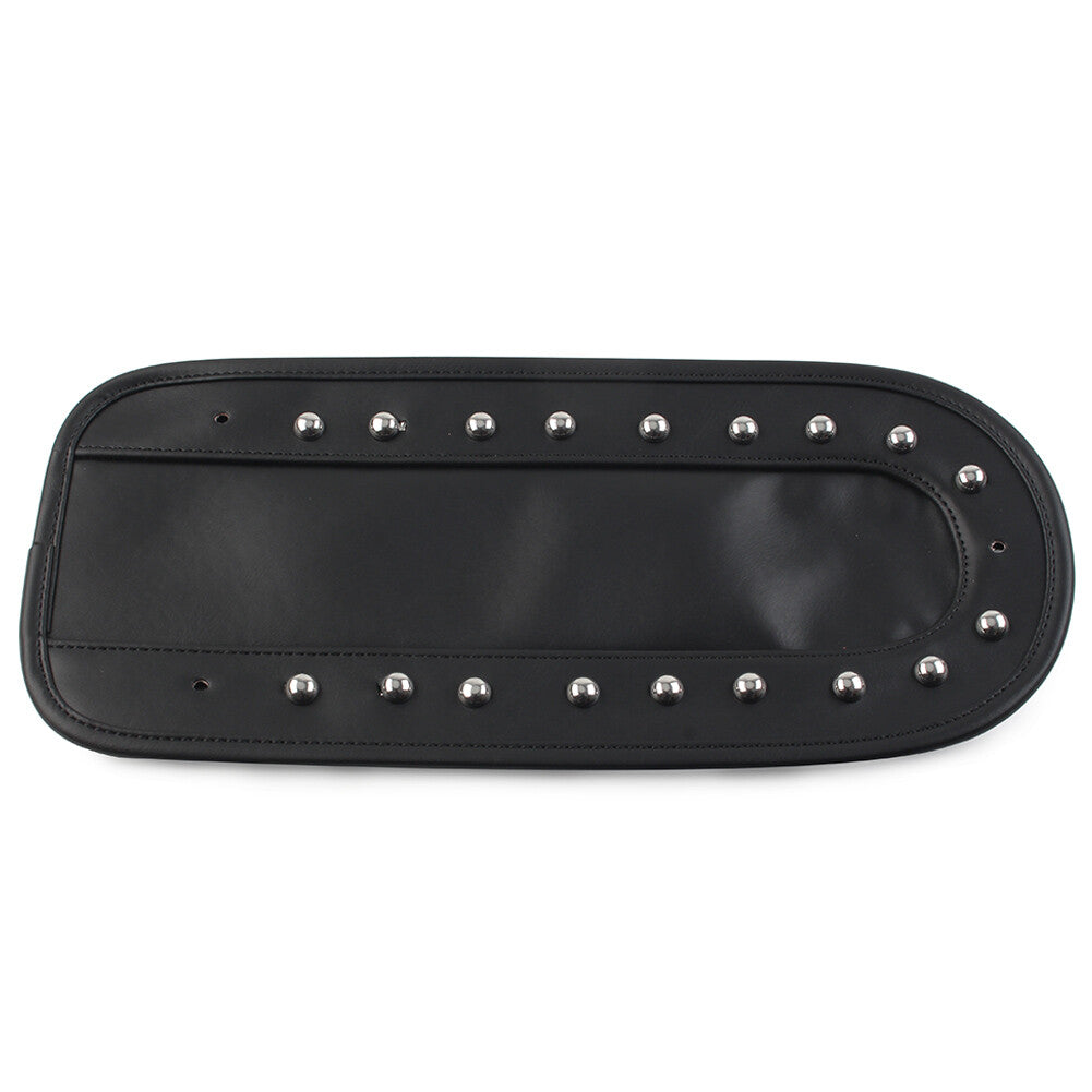 Rear Fender Bib Solo for Seat for Harley Heritage Softail 2006-2017 Black PU Leather