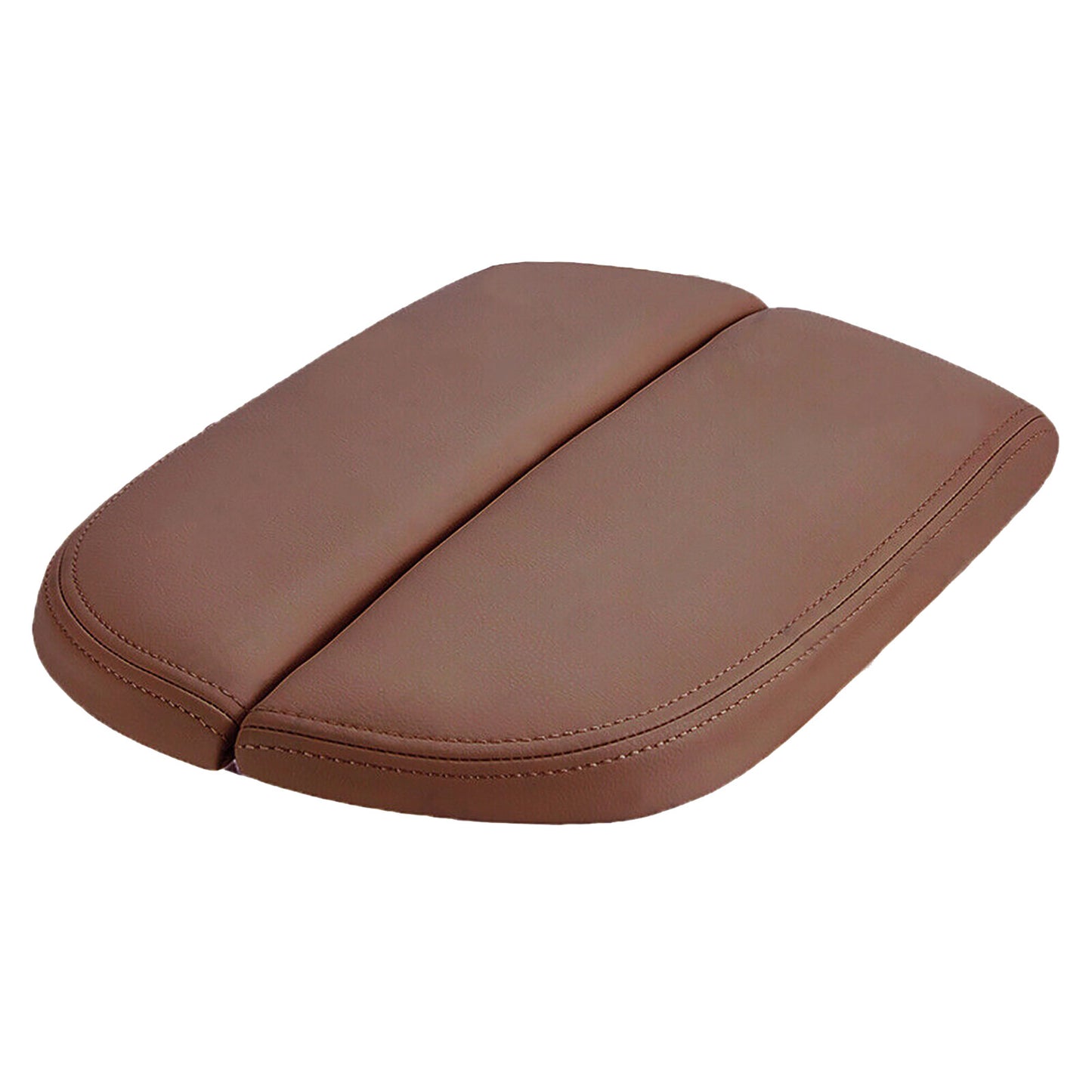 Brown Leather Center Console Lid Armrest Cover Skin for Acura MDX 2007-13