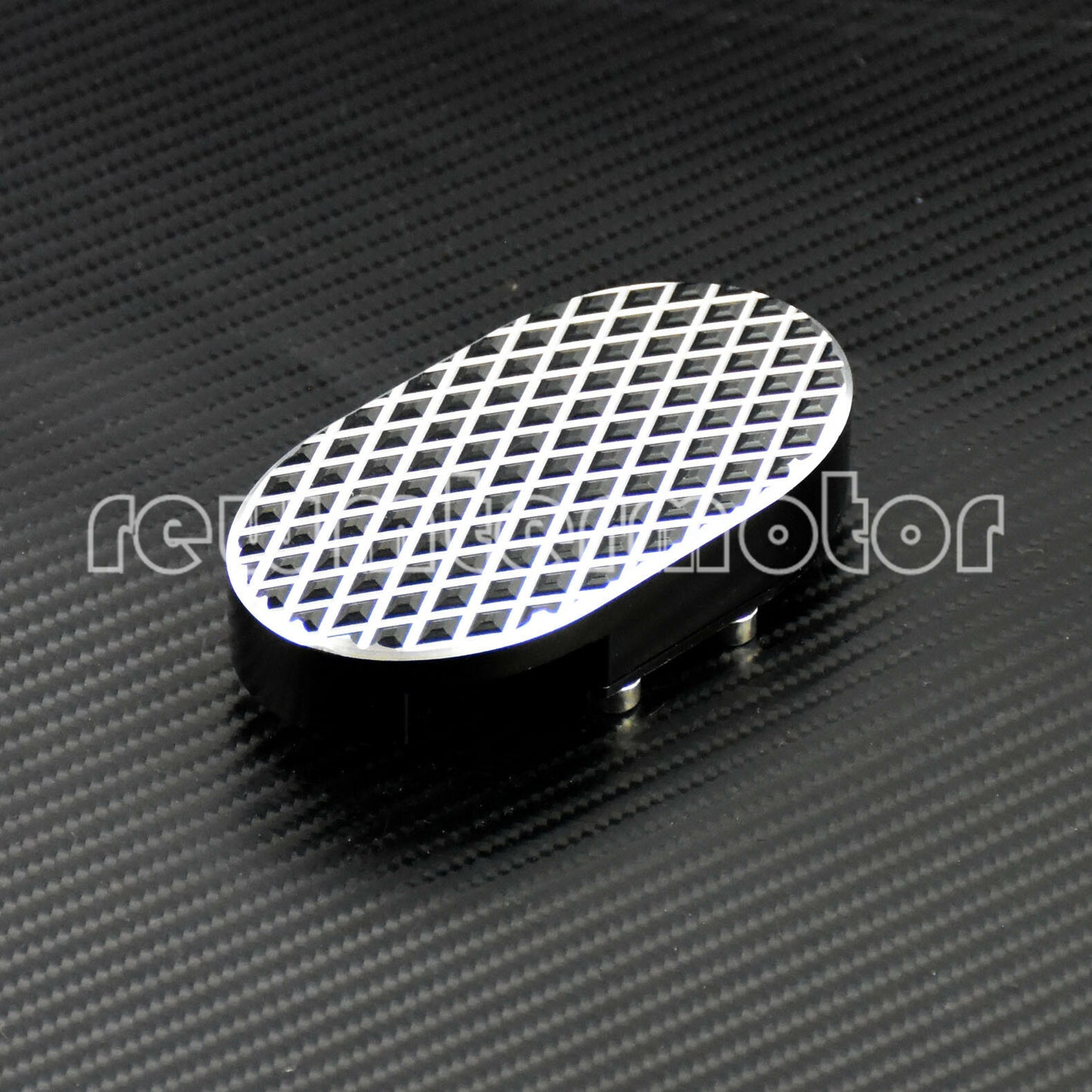 Chrome Granular Brake Pedal Pad Cover Footpeg Fit for Harley Sportster Fat Bob