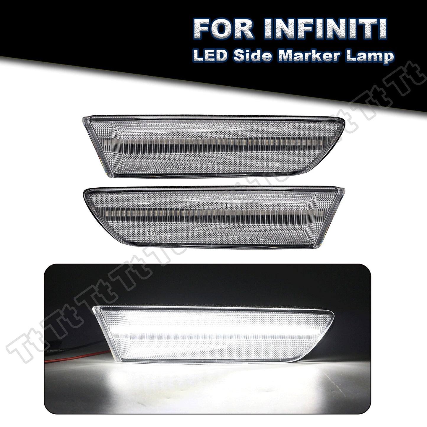 2003 - 2007 for INFINITI G35 Coupe White Jade LED Hatsune Miku Star Light