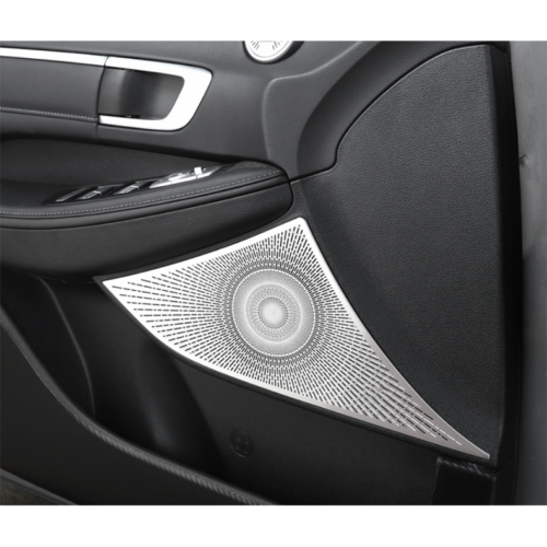 for Hyundai Sonata 2020-2023 Matte Silver Inner Door Speaker Horn Cover Trims 4P