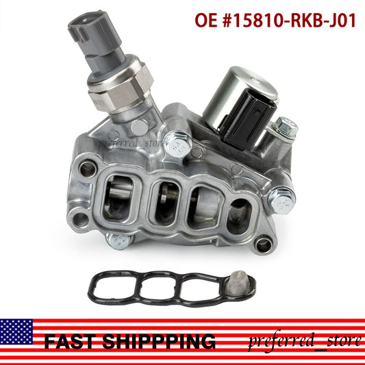 15810-RKB-J01 Vtec Solenoid Spool Valve W/Gasket for Honda Pilot Accord Odyssey