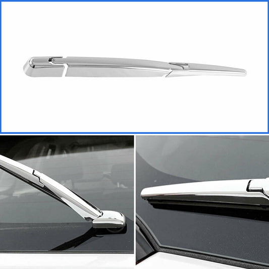 for Toyota for Sienna 2021-2024 Chrome Look Rear Window Rain Wiper Cover Trim Silver