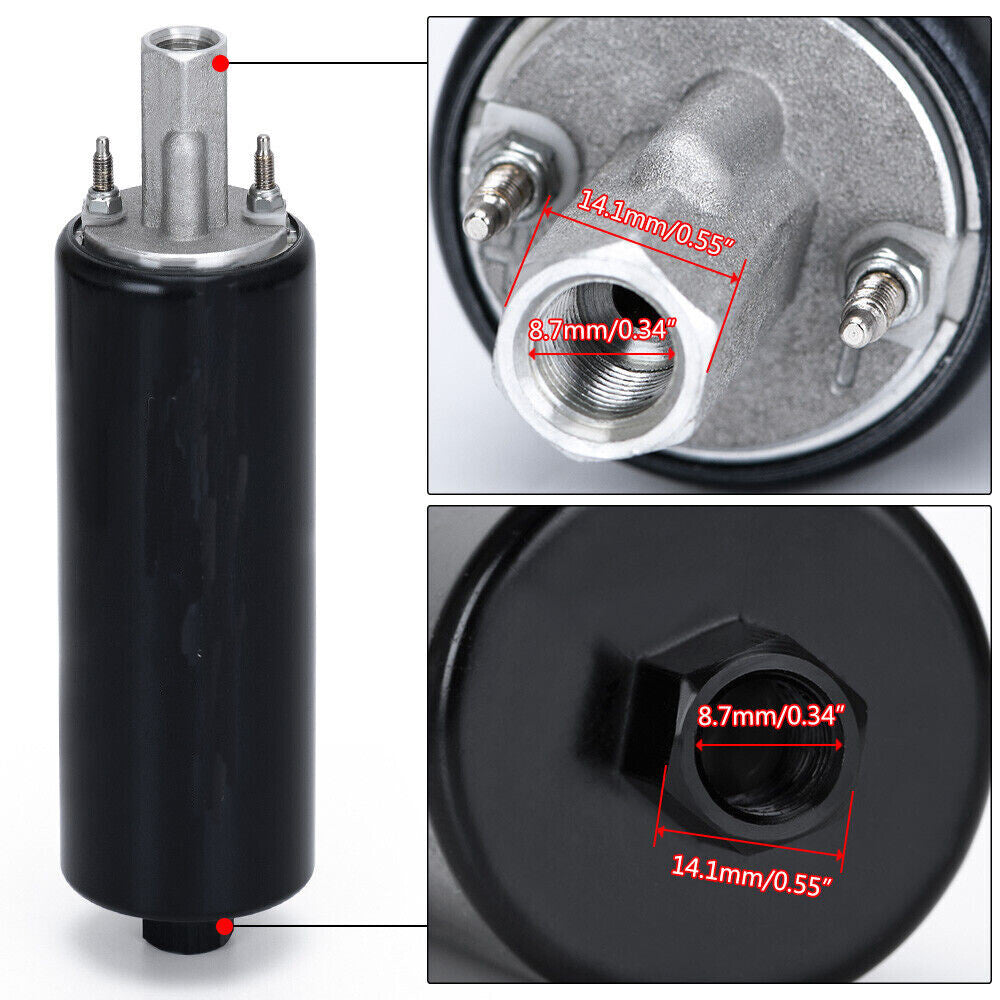 Universal High Flow High Pressure External Inline 255LPH Fuel Pump GSL392
