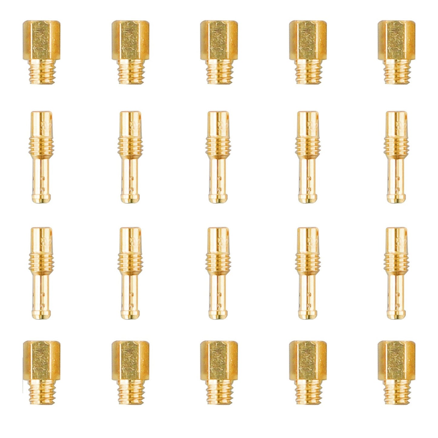 10x Hex Type Main Jets + 10x TMS For Pilot Jets For ,VM/TM/TMX,VM22