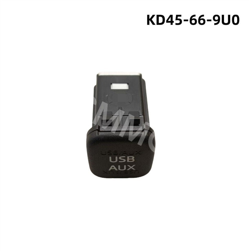 Car AUX USB Socket Port Adapter KD45-67-9U0 Trim Fit for Mazda 2 DJ DL 2015-2024