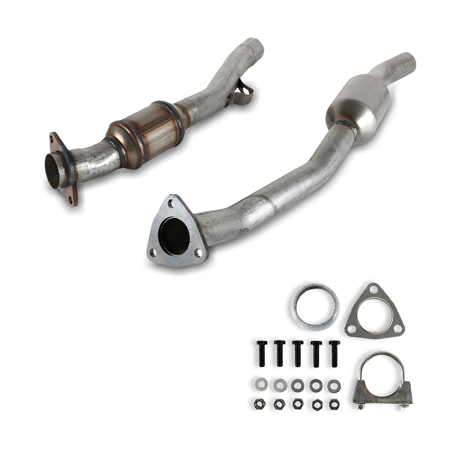 2pcs catalytic converter 09-10 for Subaru Impreza Outback Legacy Forester 2.5L Rear