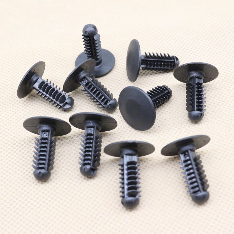 10-Pack Radiator Air Side Baffle Door Decorative Panel Clip Fixtures for GM 25601491