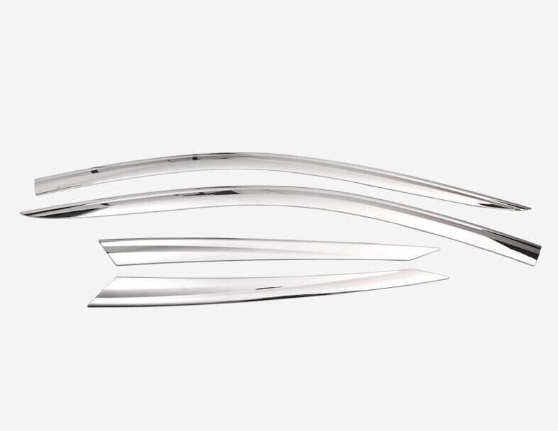 for Toyota C-HR 2018-22 Chrome Window Wind Visors Rain Sun Guard Vent Deflectors