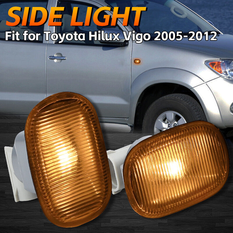2X Turn Signal Side Marker Light Lamp for Toyota Hilux Vigo 2005-2020 2011 2012
