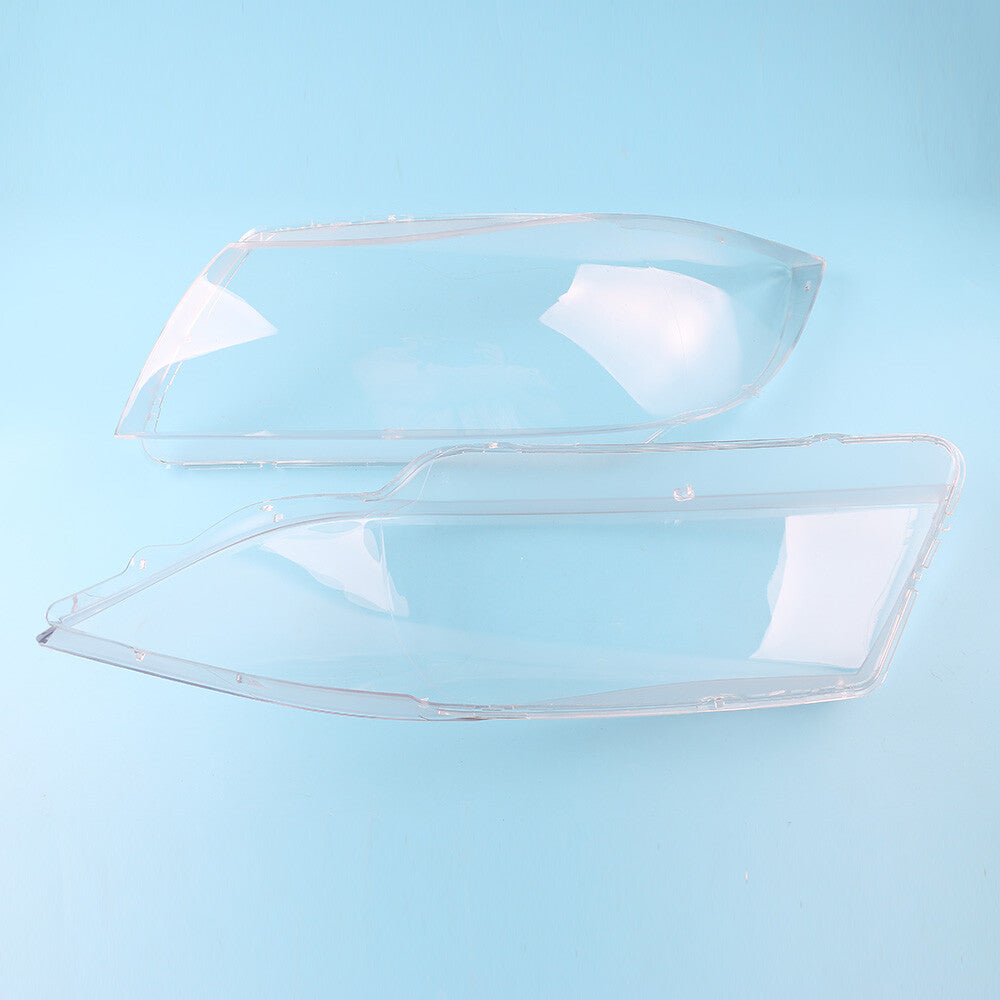2x LH RH Headlight Clear Lens Cover Fits For E90 Sedan E91 Touring 2004-2007