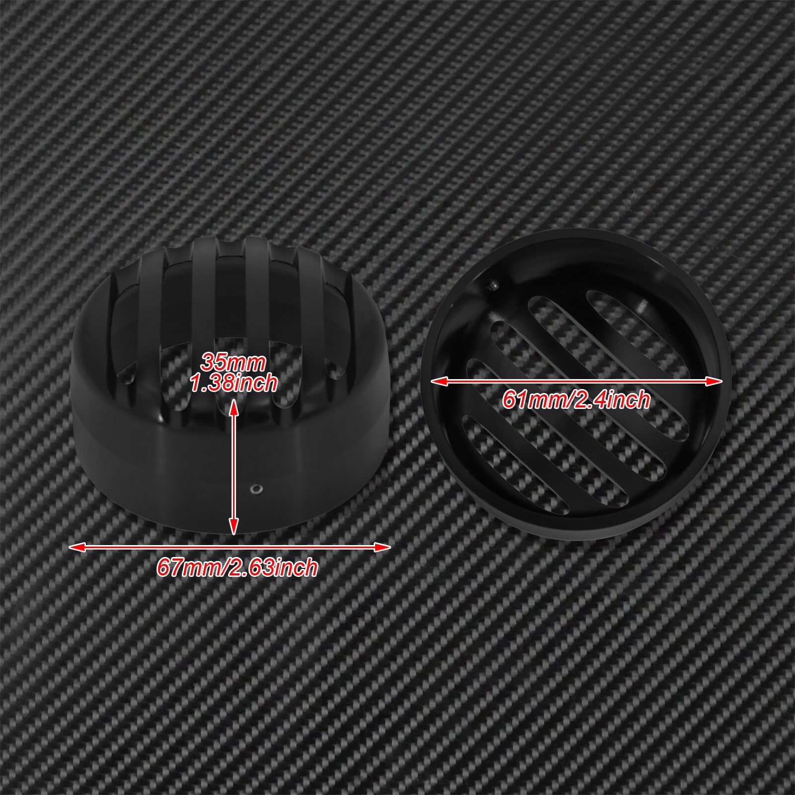 Motorcycle Black Front Turn Signal Grill Cover Fit for Harley Sportster 1992-20