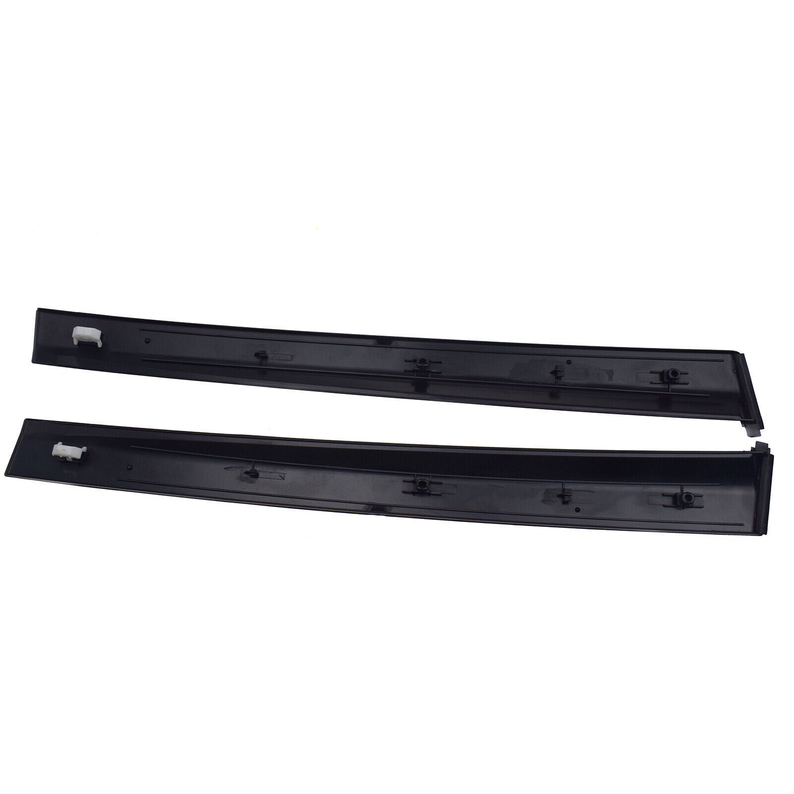Two-piece side pillar trim for 1991-1995 for Honda for Civic 1.5L and 1.6L models.