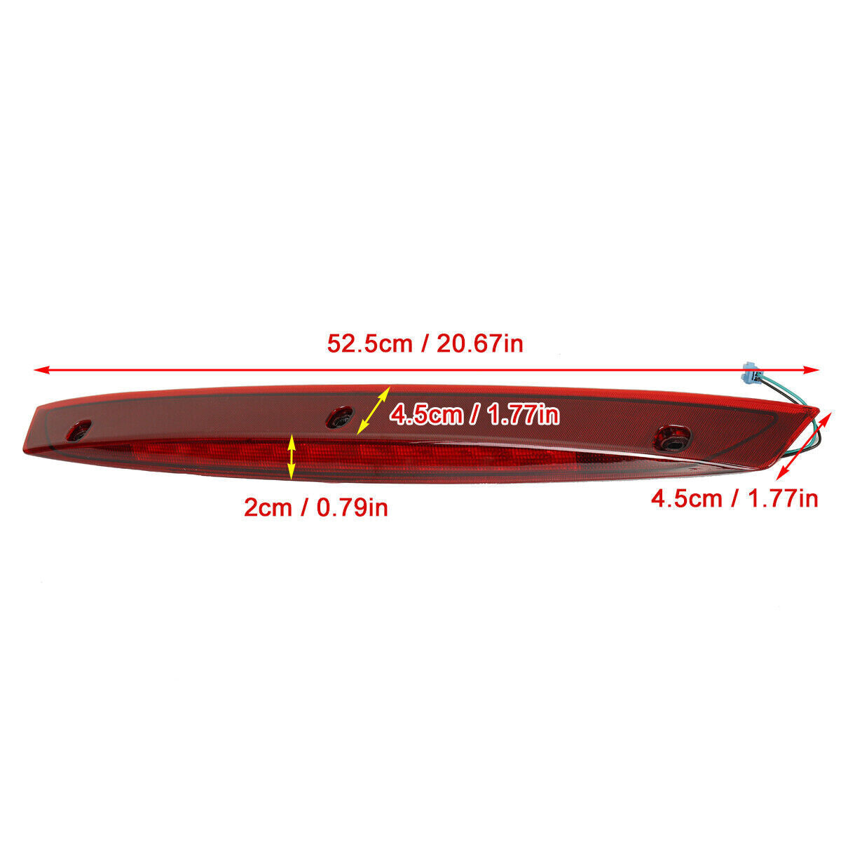 The red-lensed taillight (3rd rear brake light) is applicable to the for Mercedes-Benz Vito Viano W639 2003+