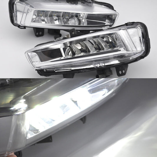2x White LED Daytime Day Fog Light DRL for Land Rover Discovery Sport L550 14-18