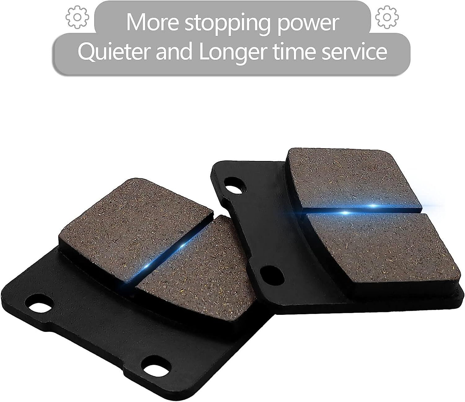 Brake Pads for Suzuki Intruder 1400 VS1400 1987-2004 Cavalcade 1400 GV1400 1986