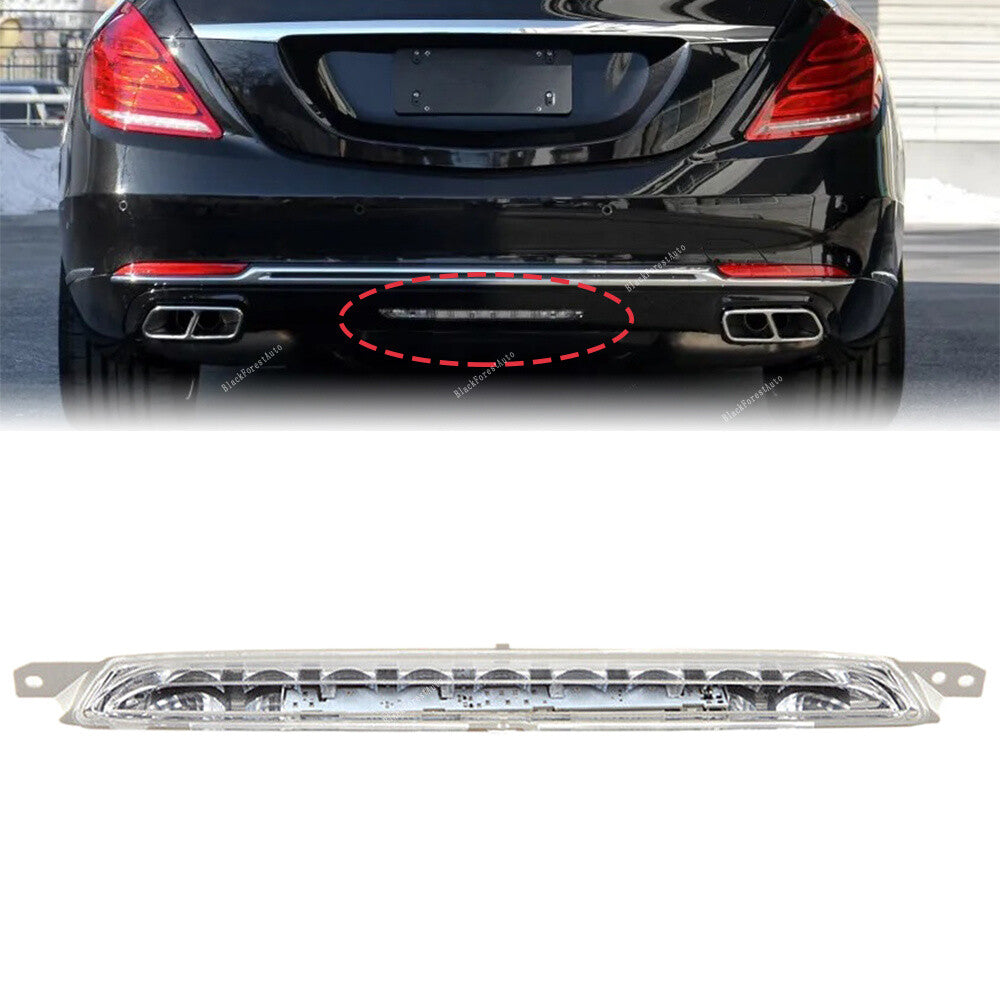for Mercedes for Benz S Class W222 S500 14 15 16 17 Tail Rear Brake Bumper Fog Light