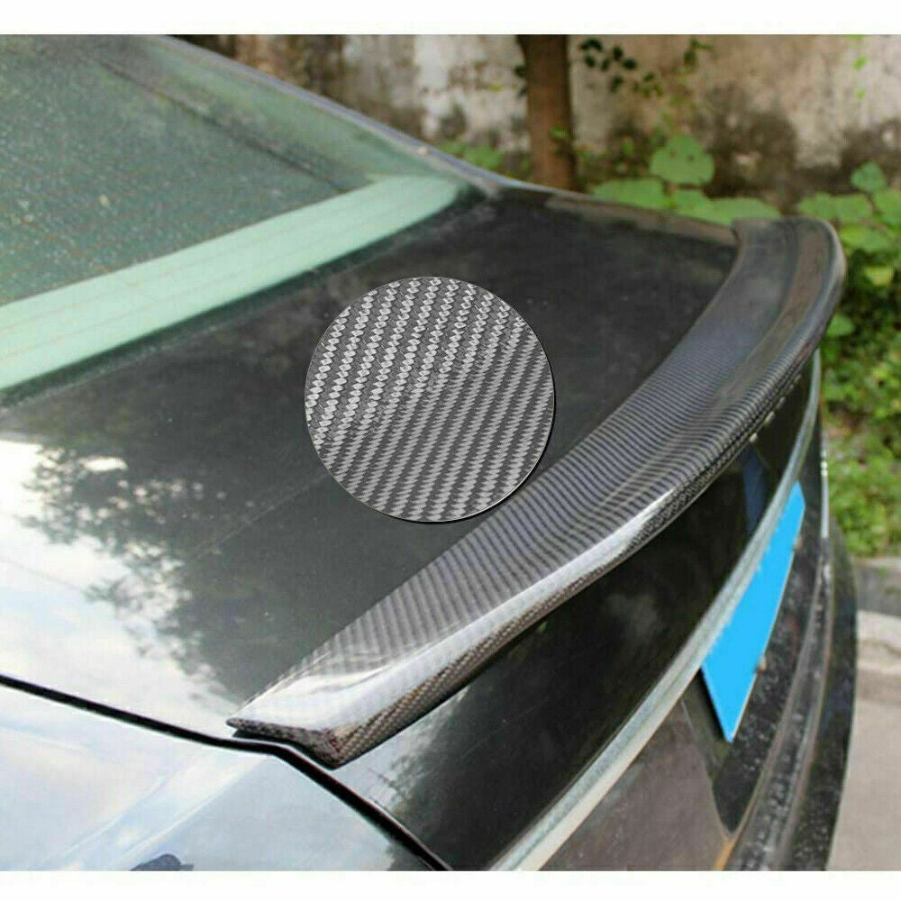 for Audi A6 C7 S6 Sedan 2012-2018 Dry Carbon Fiber Rear Trunk Spoiler Boot Wing