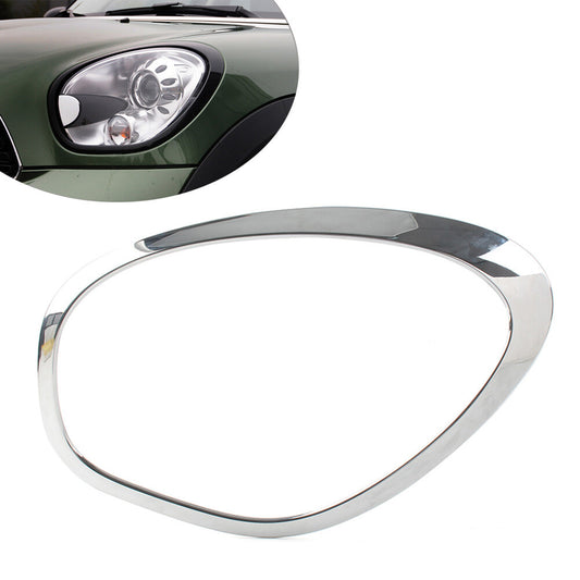 Car Front Headlight Ring Bezel Trim Surround Cover for BMW for Mini Cooper R60
