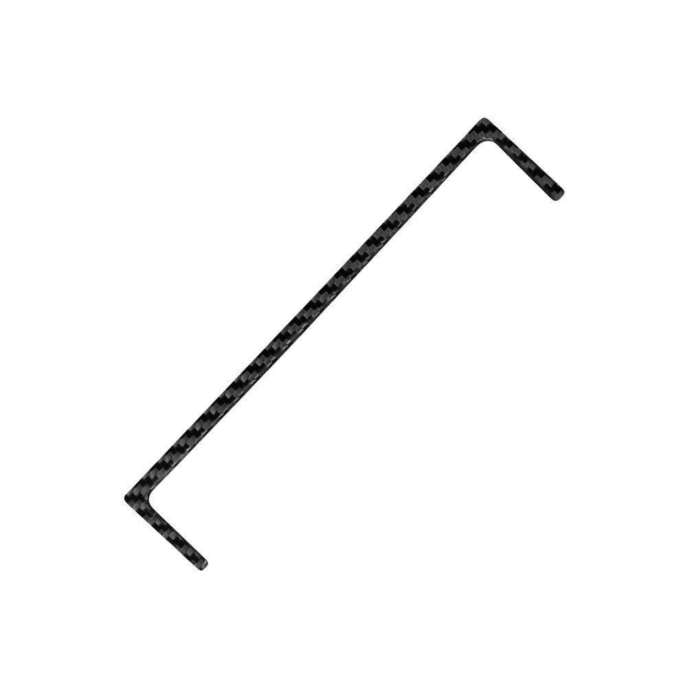 Carbon Fiber Front Armrest Box Above Cover Trim for Ford Explorer 2020-2023