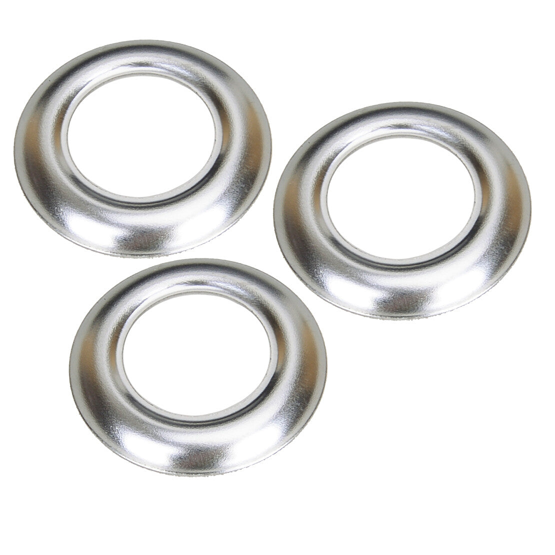 50Pcs 3/4 Round Chrome Bezels Fit For Truck Trailer Led Marker Light Cover Good