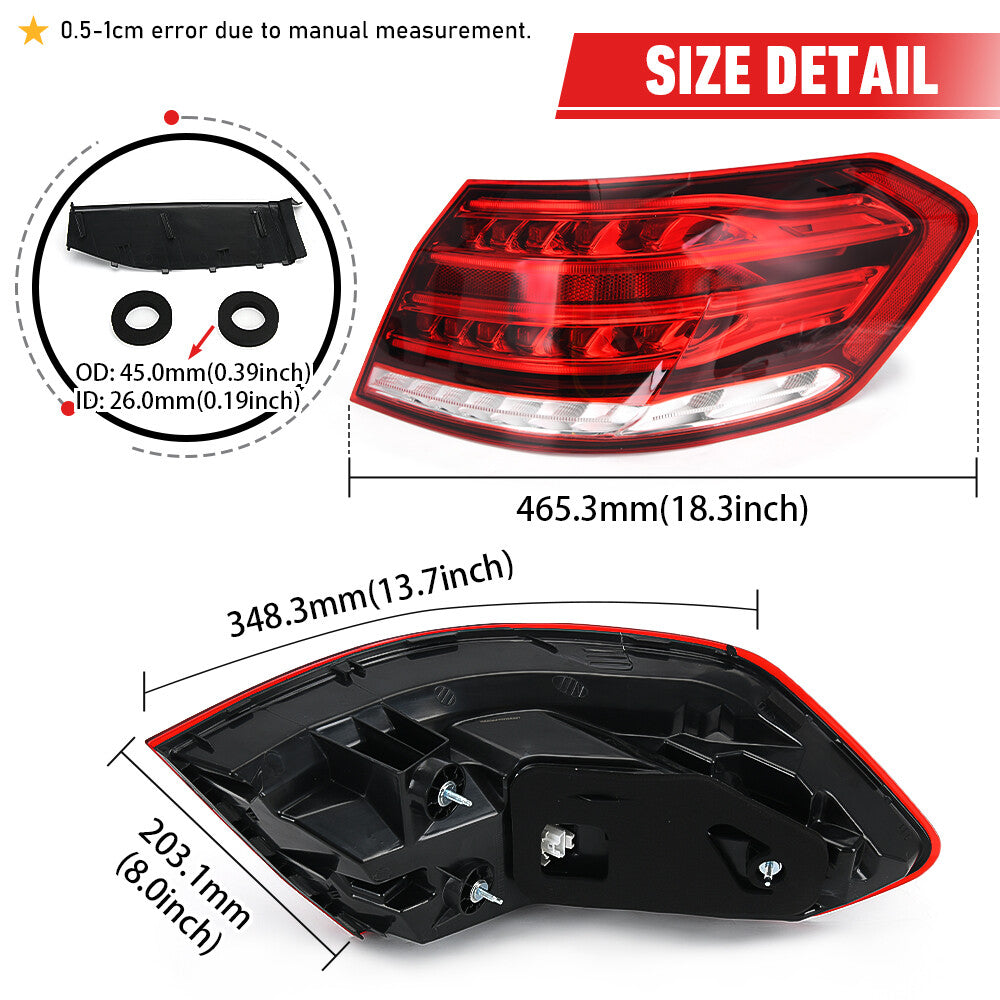 Tail Light Rear Back Lamp for 14-14 for Mercedes E-Class Sedan W212 Passenger Right