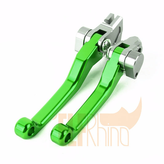 for Kawasaki KLX300SM 2020-2022 2021 Green Pivot Clutch Brake Levers KLX 300 SM