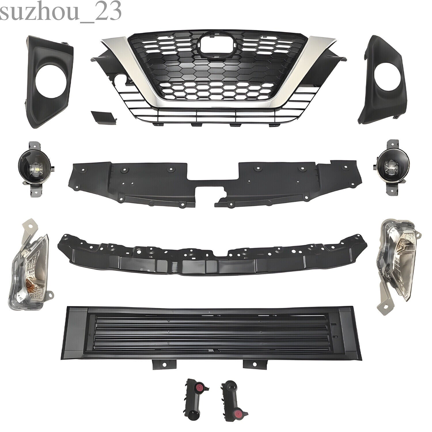 Radiator Grille/Shutter/Bumper Fog light Kit/Support Retainer For Altima 2019-21