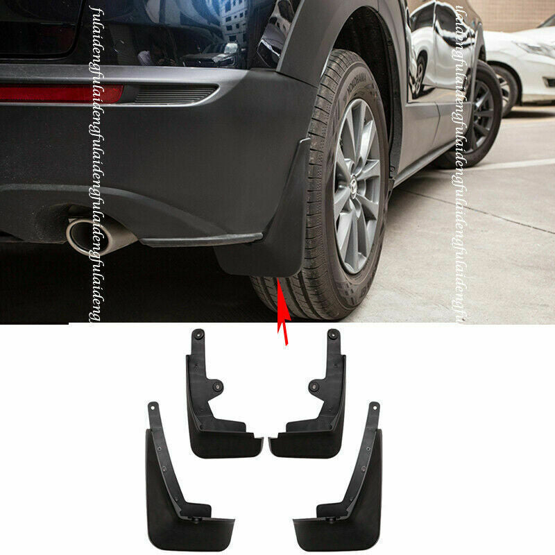 for Mazda CX-30 CX30 2020-2022 Black Mud Flaps Splash Guard Fenders Mudguard Kit