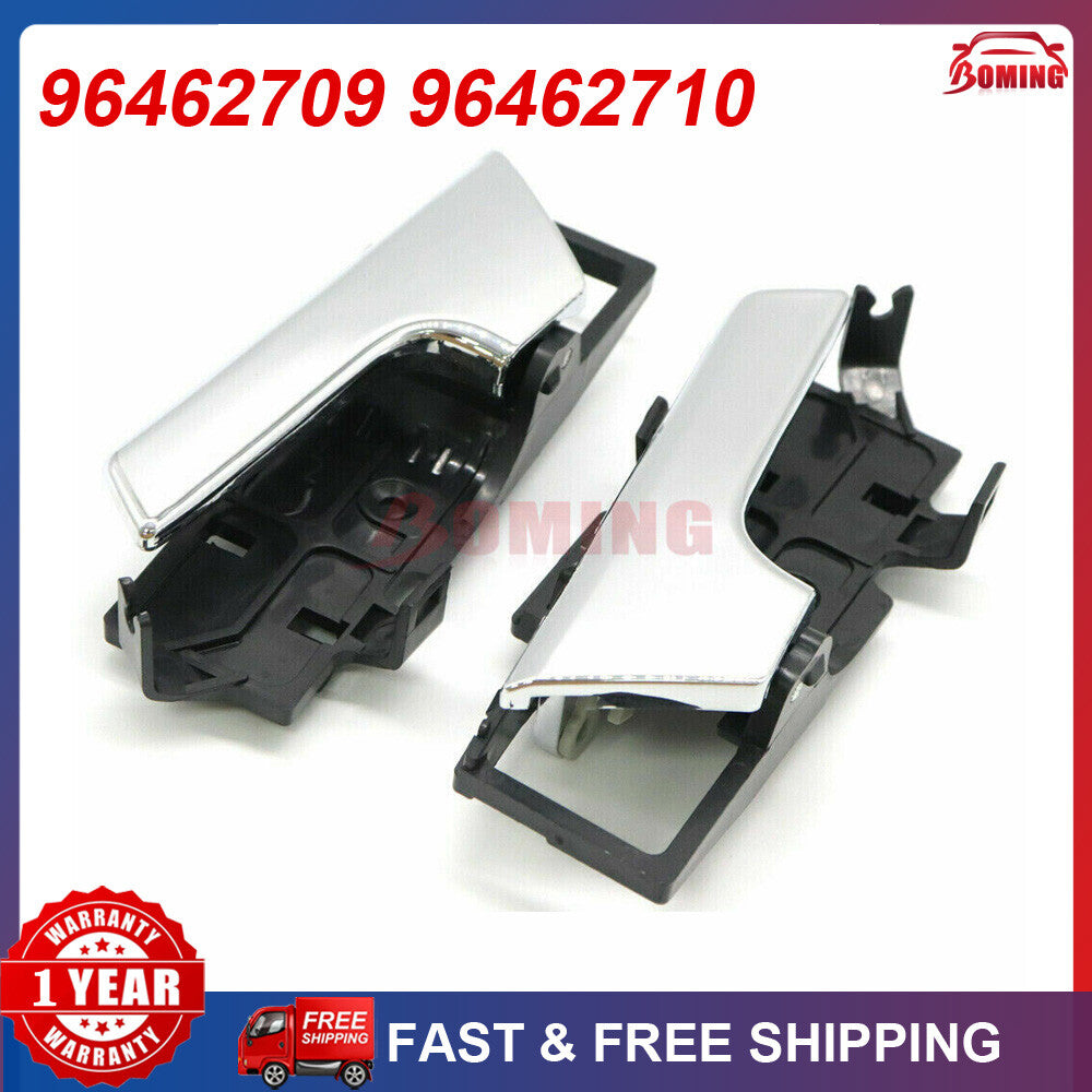 2x Black New Door Handle for Chevy Aveo Aveo5 for Pontiac G3 96462709 96462710