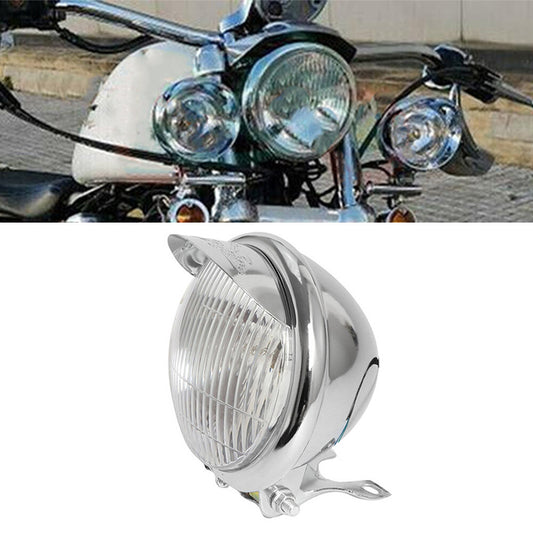 5'' Motorcycle Vintage Metal Front Headlight FIT for Harley for Suzuki for Honda for Harley