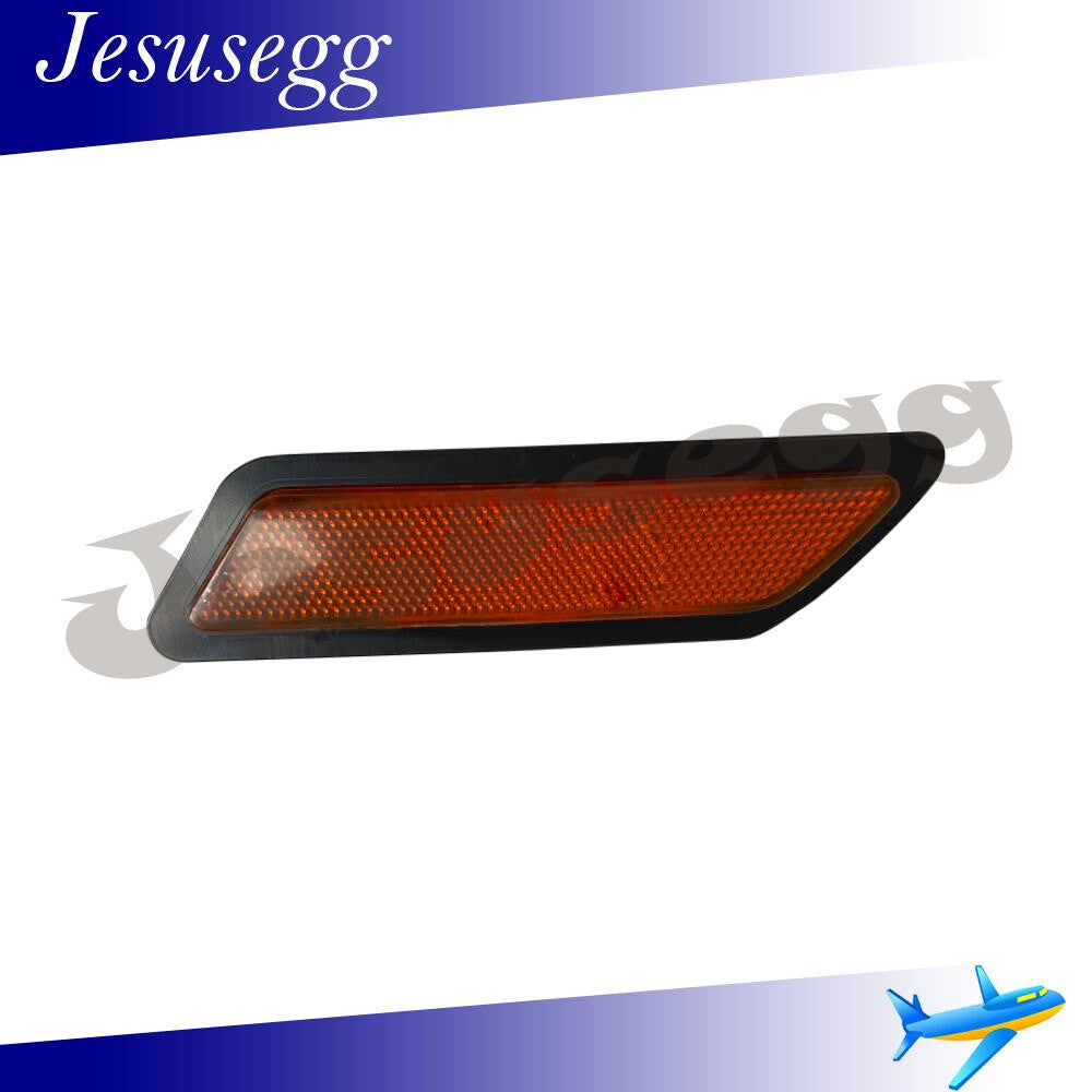 for BMW F30 F31 3-Series Black Front Left Bumper Reflector Side Marker Light