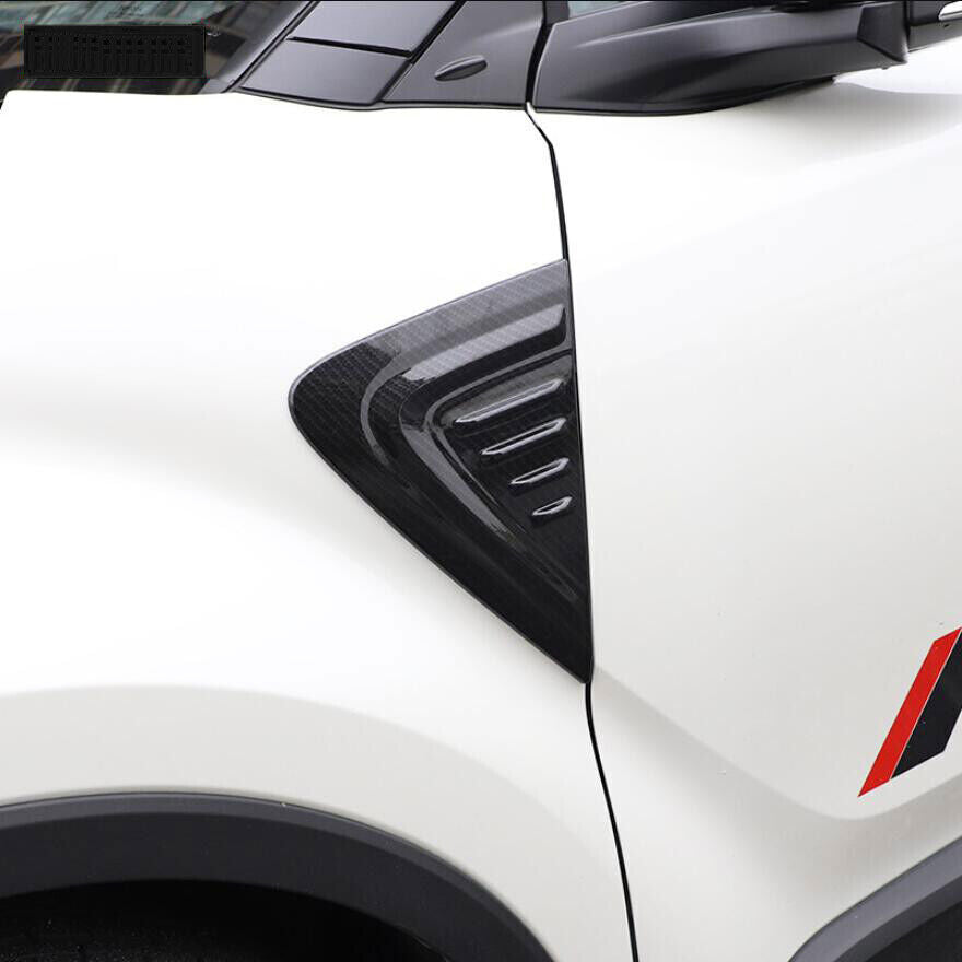 2X Carbon Fiber Look Side Body Molding Trim Cover For 2018-2022 for Toyota CHR C-HR