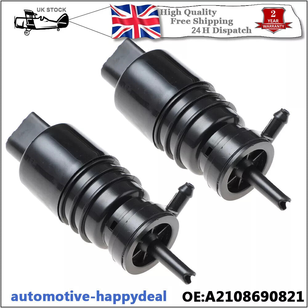 2X Windscreen Washer Pump for Mercedes-Benz Viano G-Class A-Class 2108690821