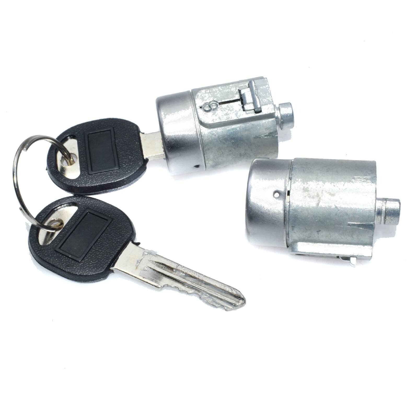 For C1500 K1500 Tahoe for Yukon 12546858 Front Door Lock Cylinder Kit Pair W/ Keys