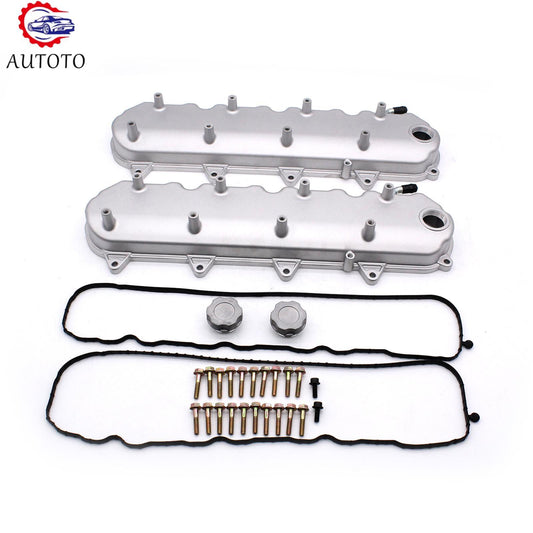 Cast Aluminum Valve Covers w/Coil Mounts For GM LT GEN V LT4 LT1 L83 L86 6.2