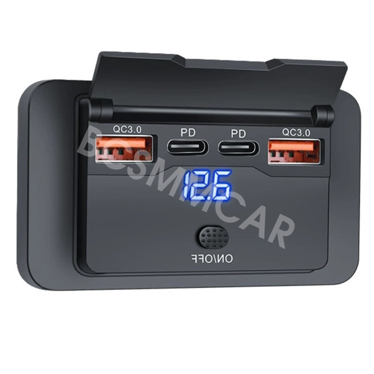 12-24V Car for Charger Socket Type C USB Outlet W/ON OFF Button For Iphone 12 13 14