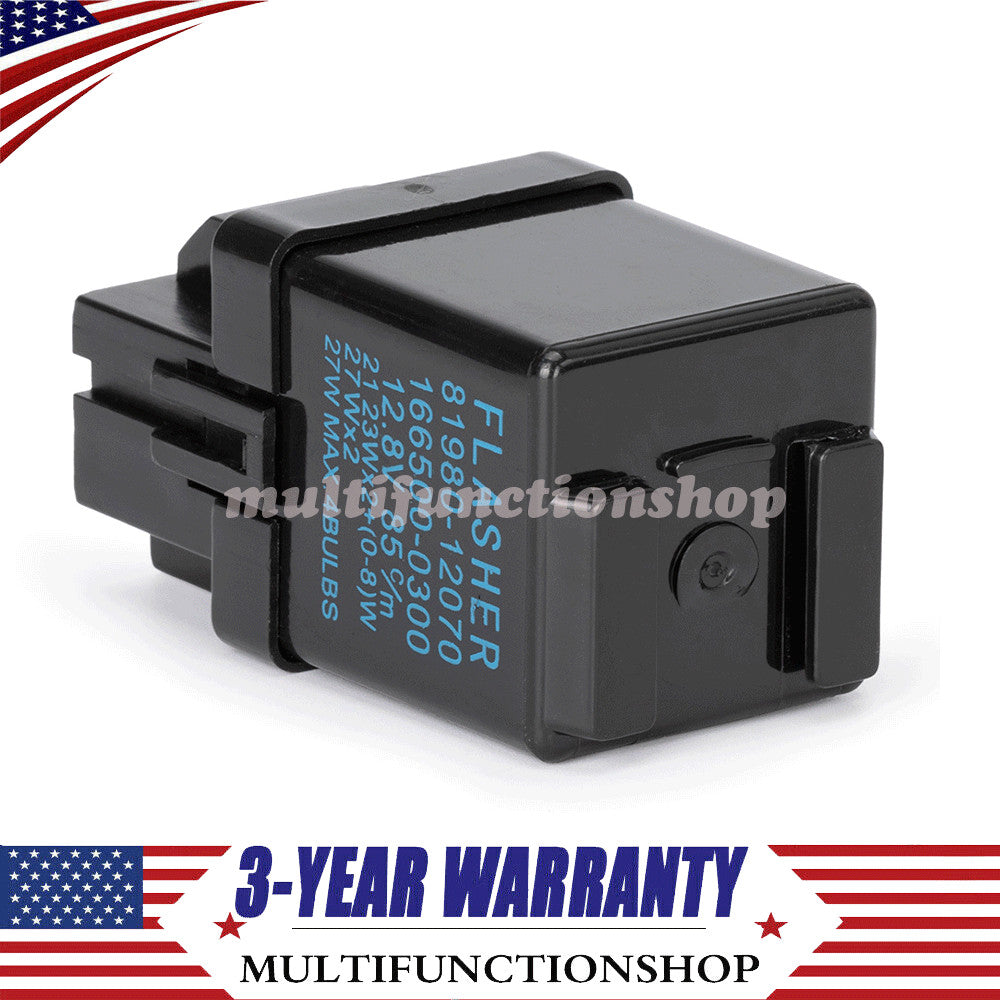 81980-12070 Flasher Turn Signal Hazard Relay 3-Pin for Toyota RAV4 for Sienna for Lexus