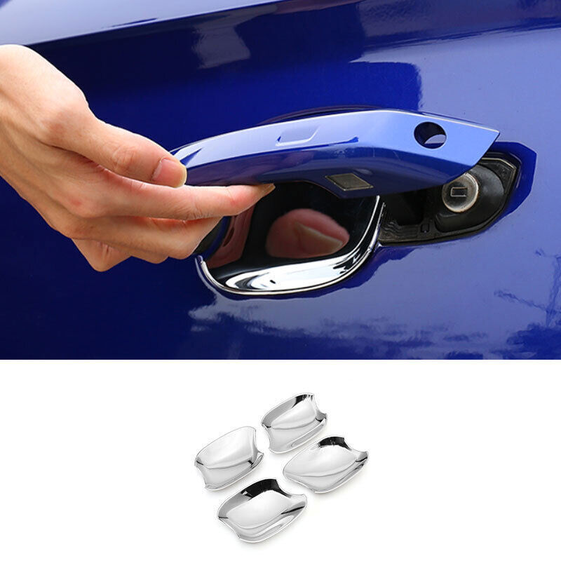 for Audi A3 S3 2014-20 ABS Chrome Exterior Side Door Bowl Molding Cover Trim 4P