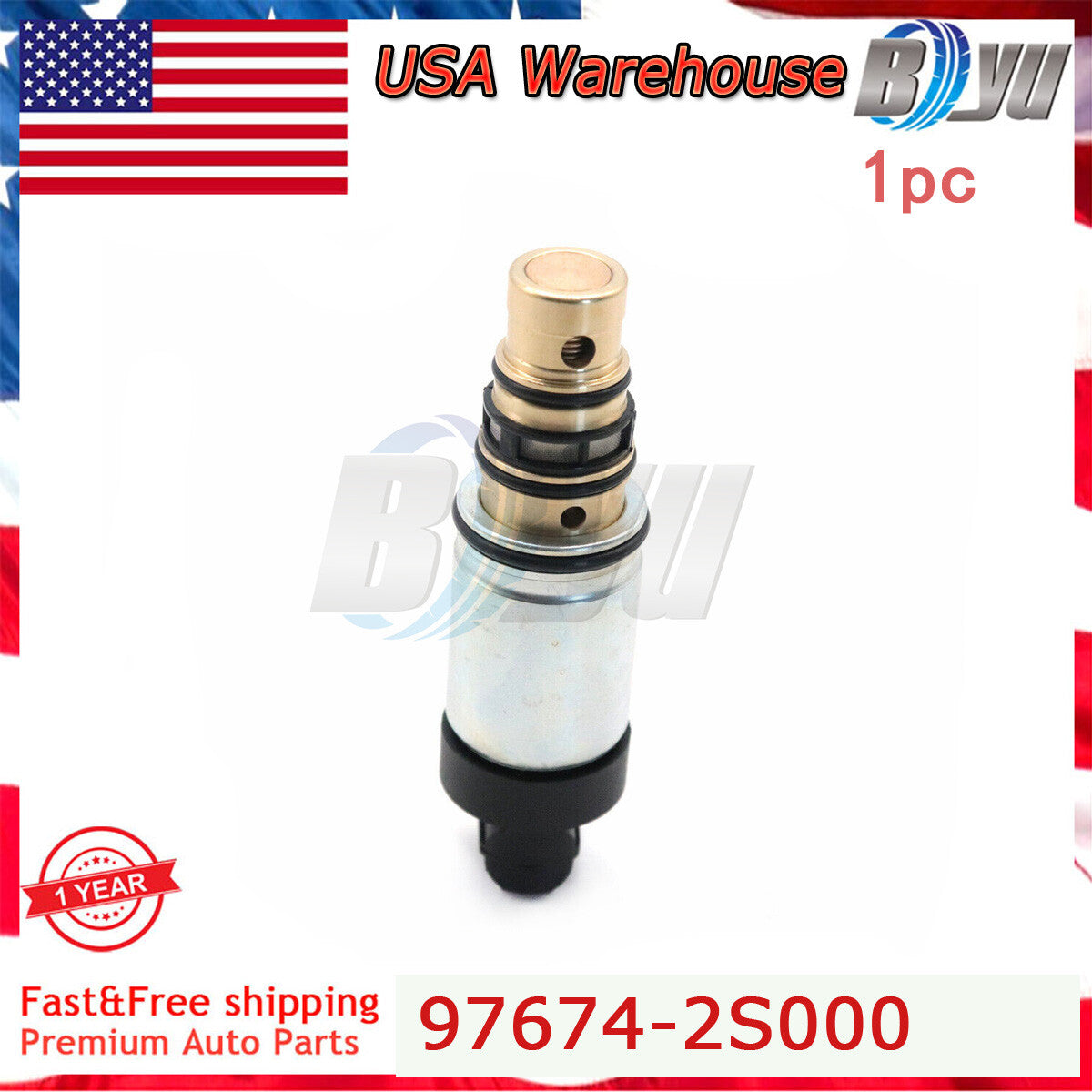 New A/C Compressor Solenoid Valve 97674-2S000 for Hyundai for Kia 09-17 US stock