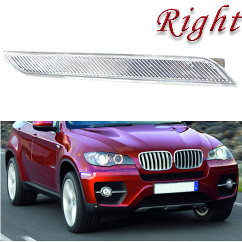 Right for BMW X6 E71 E72 X5M 2008-2014 Front Bumper Side Marker Reflector Lights